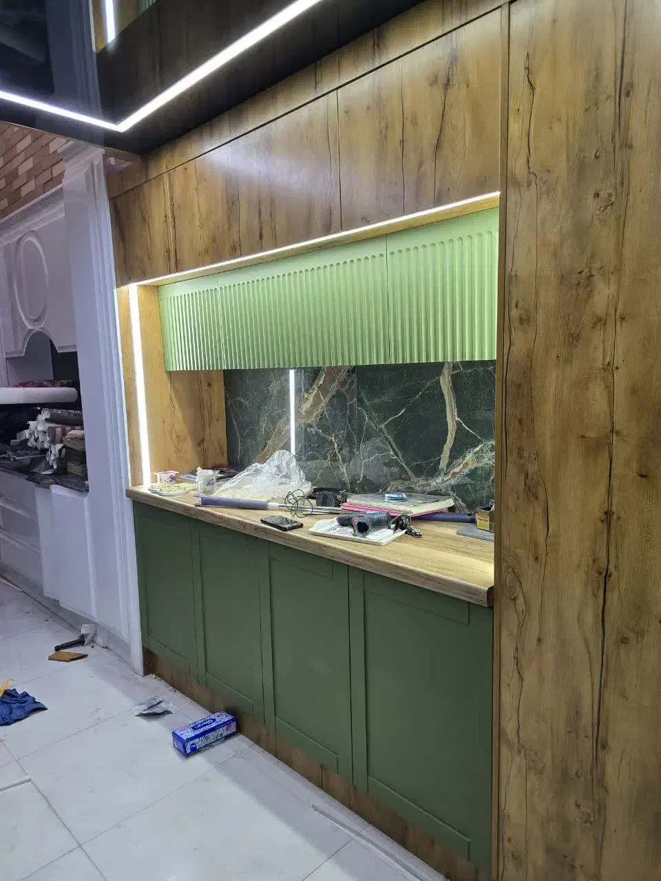 دوعددکابینت کاملاmdf اکبندنصف قیمت|مصالح و تجهیزات ساختمان|قم, بکایی|دیوار