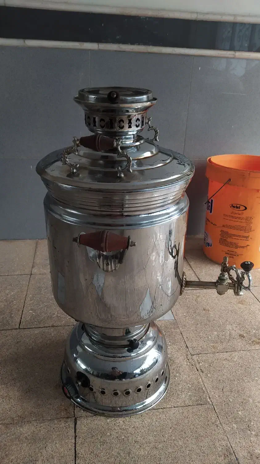 سماور گازی مجلسی ۲۰ لیتری برادران احد داوطلب|سماور، چای‌ساز، قهوه‌ساز|تبریز, |دیوار