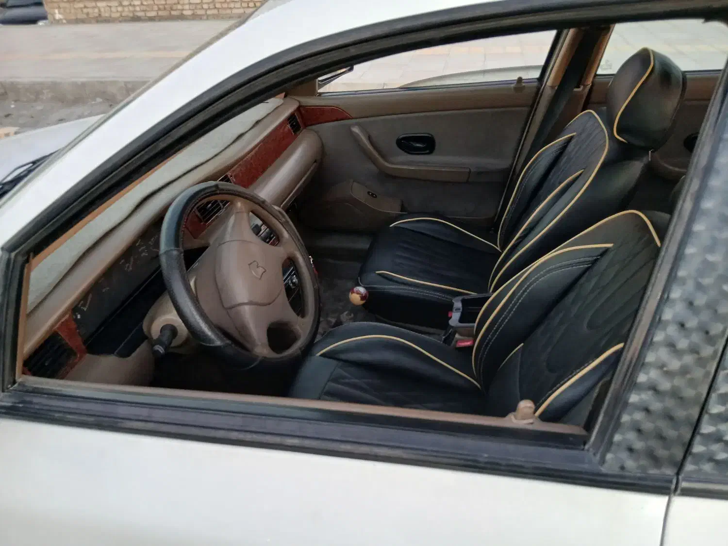 سمند ۸۳ سفید یگانه|خودرو سواری و وانت|ابریشم, |دیوار