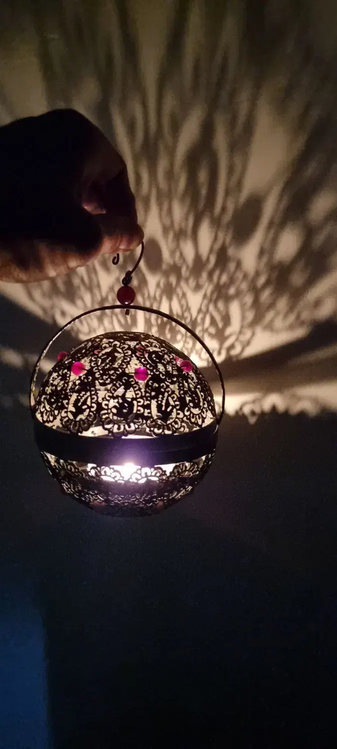 پیسوز جا شمعی فانوس عتیقه و خلخال پالنگ نقره|کلکسیون اشیاء عتیقه|یزد, |دیوار