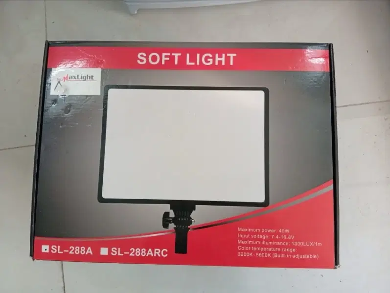 نور Maxlight Softlight SL-288A|دوربین عکاسی و فیلم‌برداری|مشهد, رده|دیوار