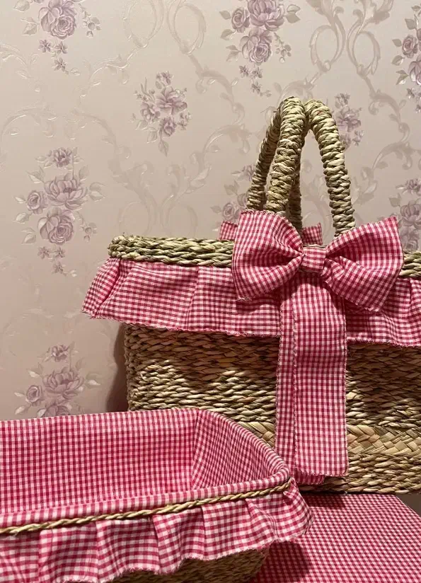 سبد پیک نیک حصیری|صنایع دستی و سایر لوازم تزئینی|رشت, حسین آباد|دیوار