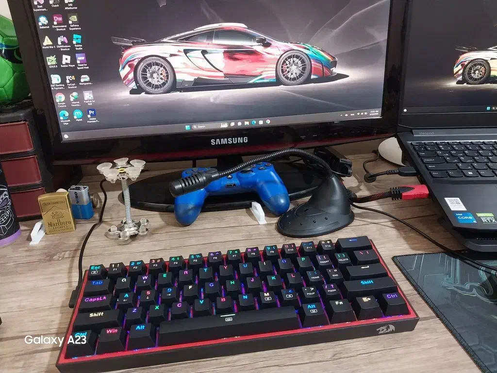 کیبورد مکانیکی RedDragon FIZZ K617 RGB|قطعات و لوازم جانبی رایانه|شاهین‌شهر, طالقانی|دیوار