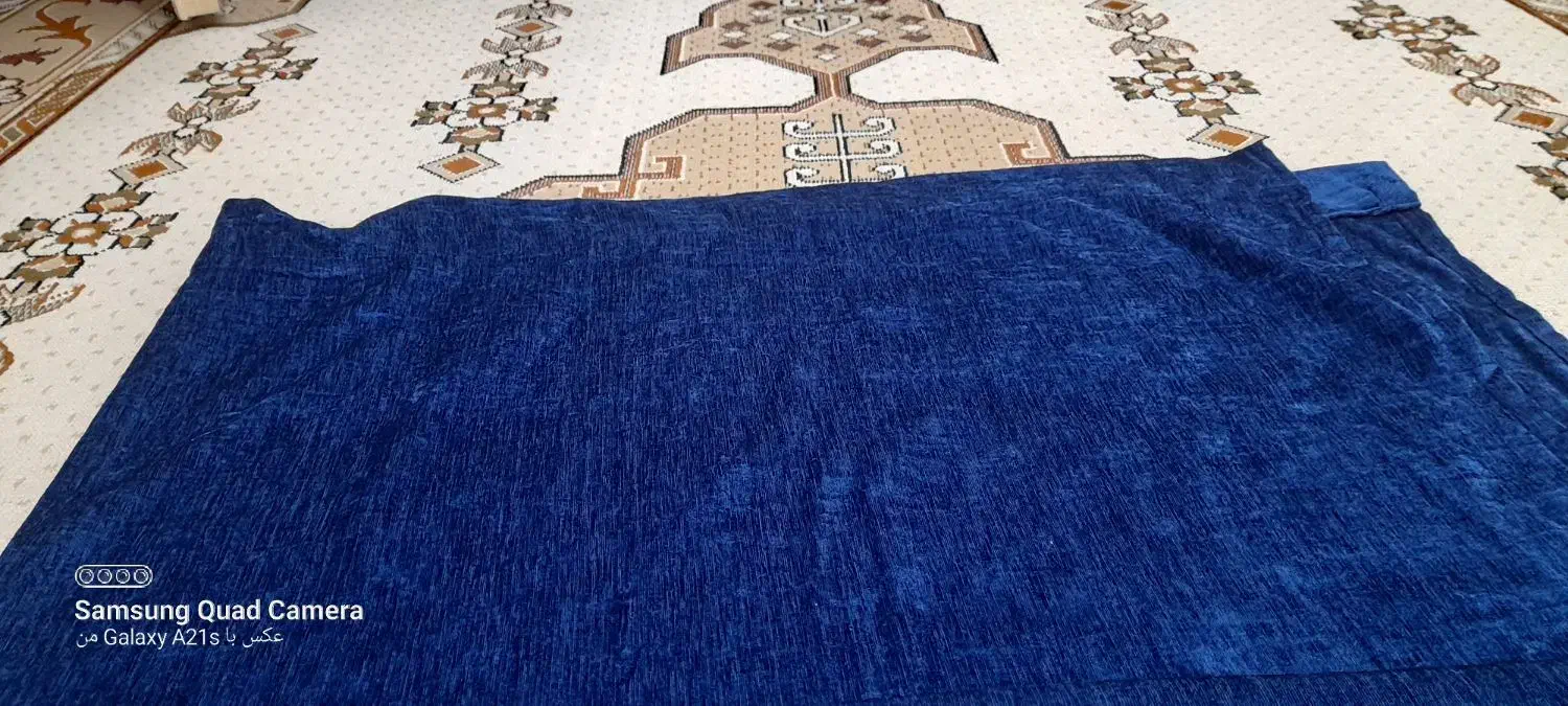 کنار پرده سرمه ای|پرده، رانر، رومیزی|محمدشهر, محمدشهر|دیوار