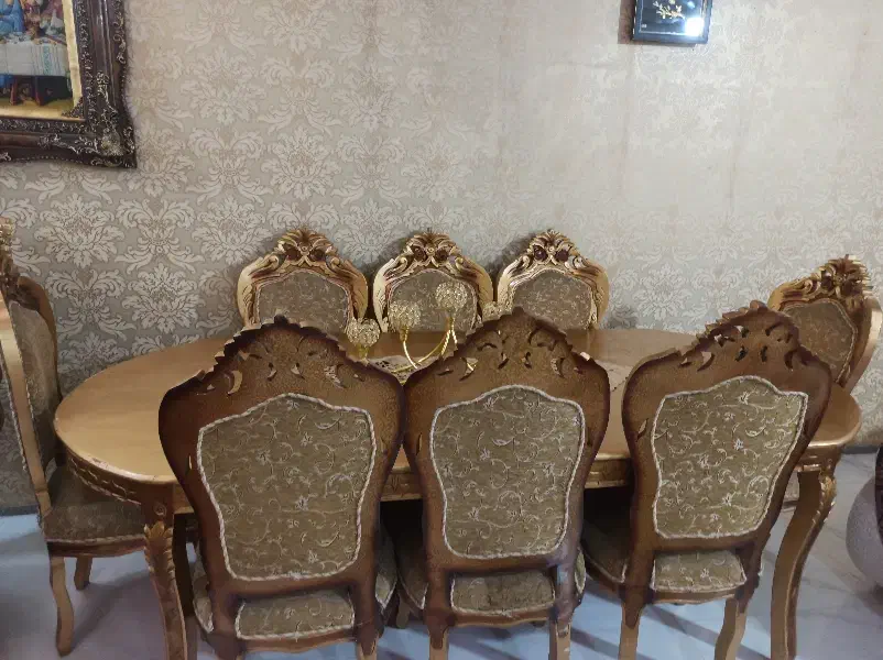 میز نهار خوری استیل|میز و صندلی غذاخوری|کرمان, |دیوار