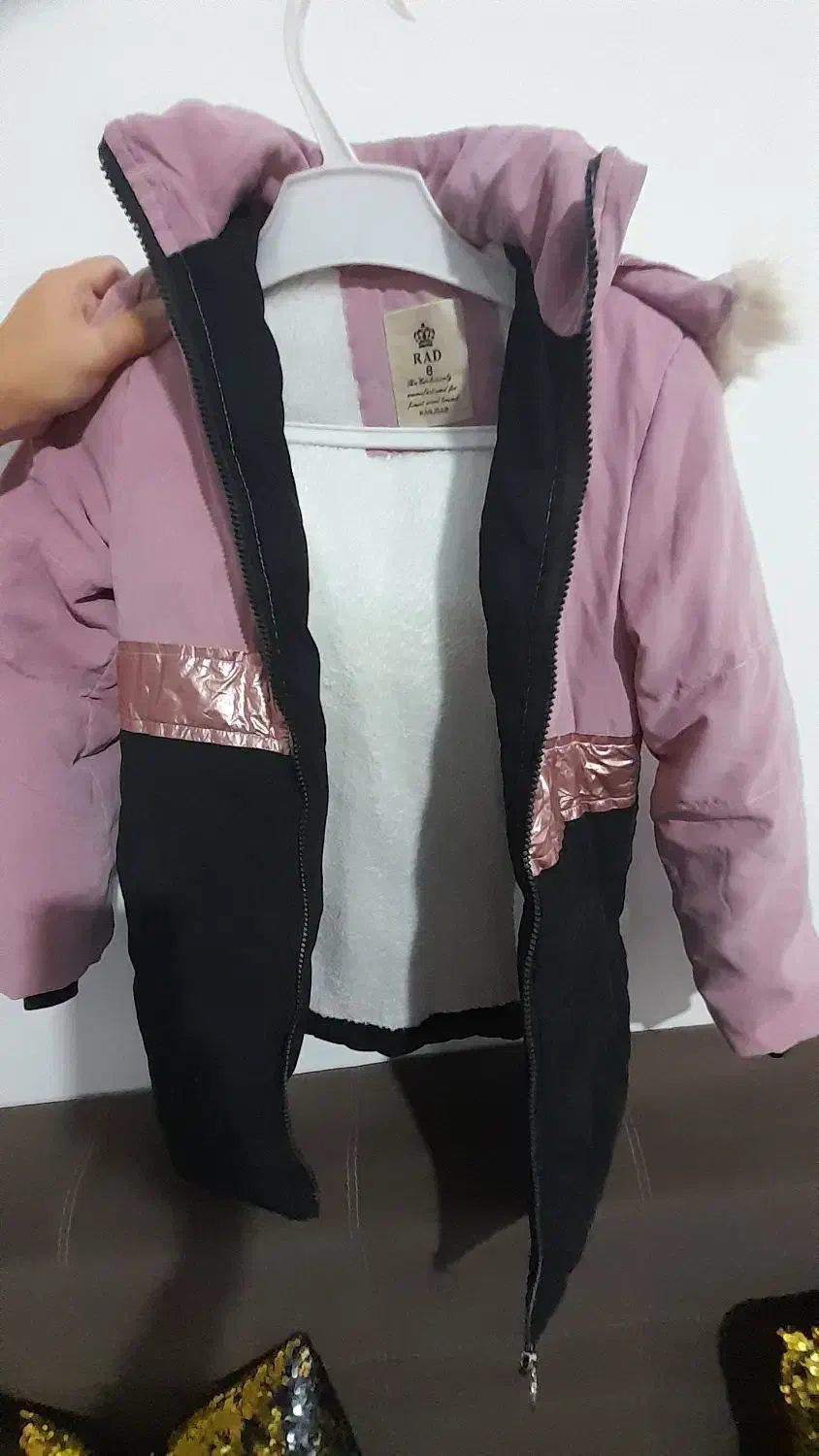 پالتو دخترانه|کفش و لباس بچه|تاکستان, |دیوار