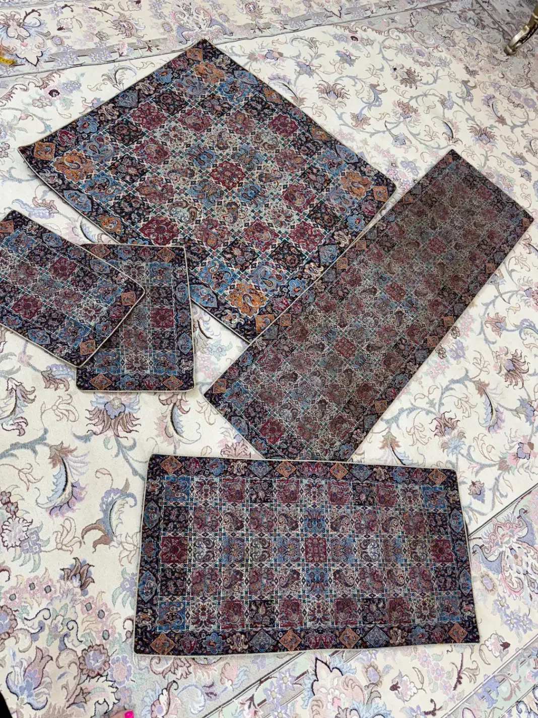 سرویس رومیزی  ترمه رو باشتی|پرده، رانر، رومیزی|پاکدشت, پاکدشت (مامازند)|دیوار