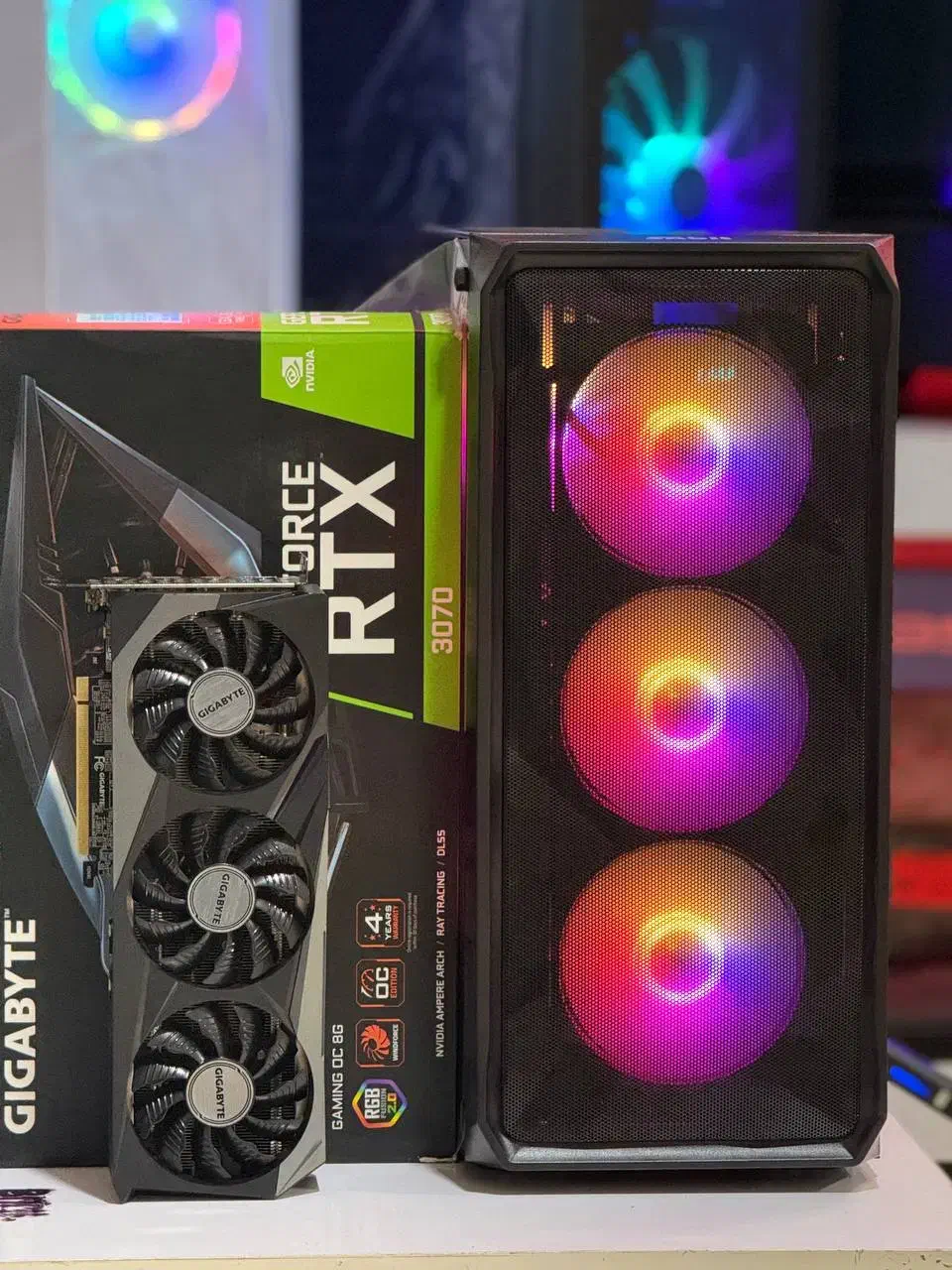کیس گیمینگ رندرینگ نسل 13 گرافیک RTX3070Giga|رایانه رومیزی|مشهد, آبکوه|دیوار