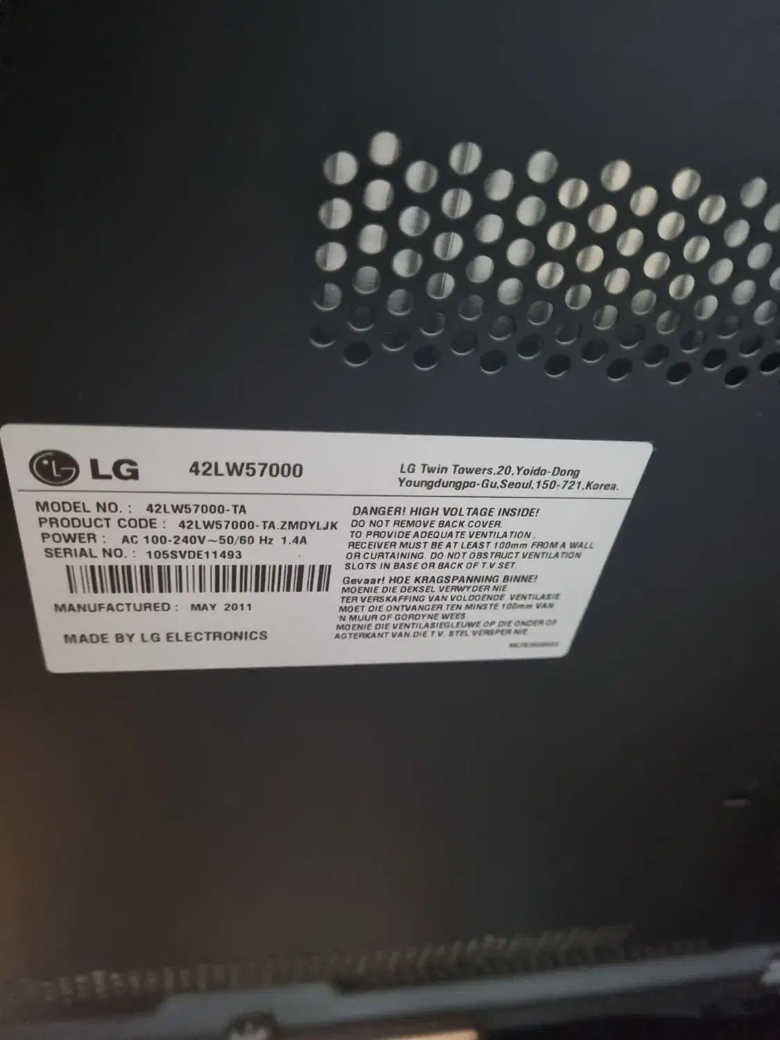 تلویزیون LG مدل LW57000|تلویزیون و پروژکتور|شاهینشهر, عطار|دیوار