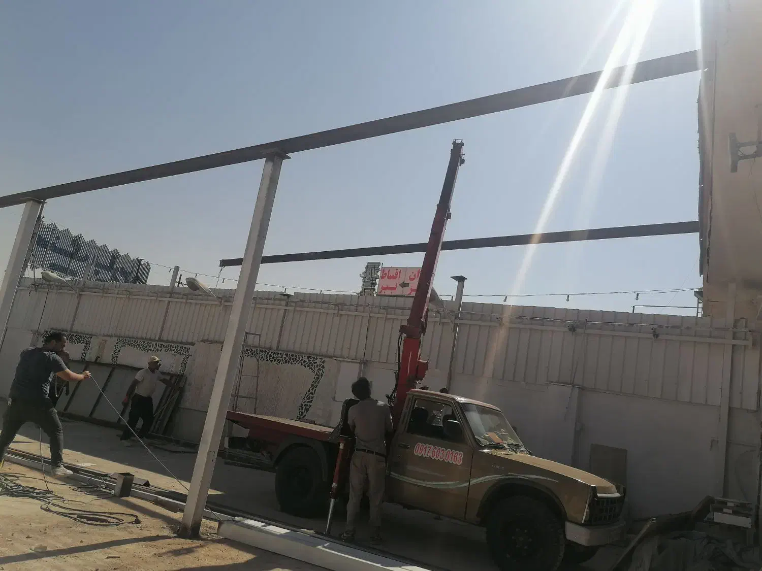 جرثقیل نیسان 2تن|خدمات حمل و نقل|شیراز, شهرک قمشه|دیوار