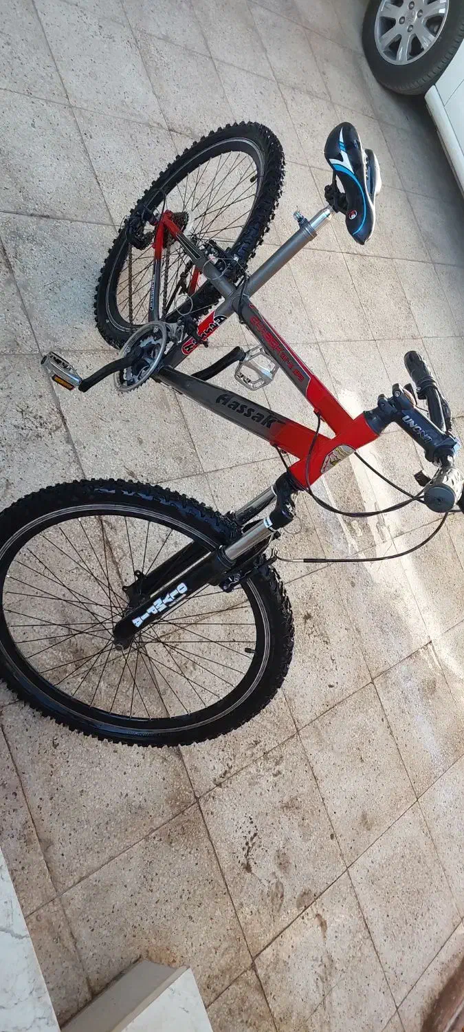 دوچرخه ۲۶  اصل آساک بدنه آلومینیومی|دوچرخه، اسکیت، اسکوتر|سیرجان, |دیوار