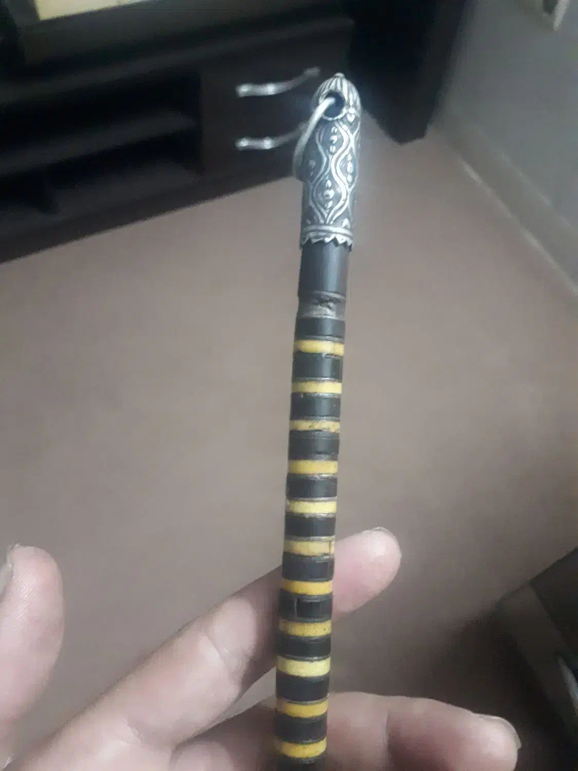 شلاق نقره صفوی|کلکسیون اشیاء عتیقه|قم, دانش|دیوار