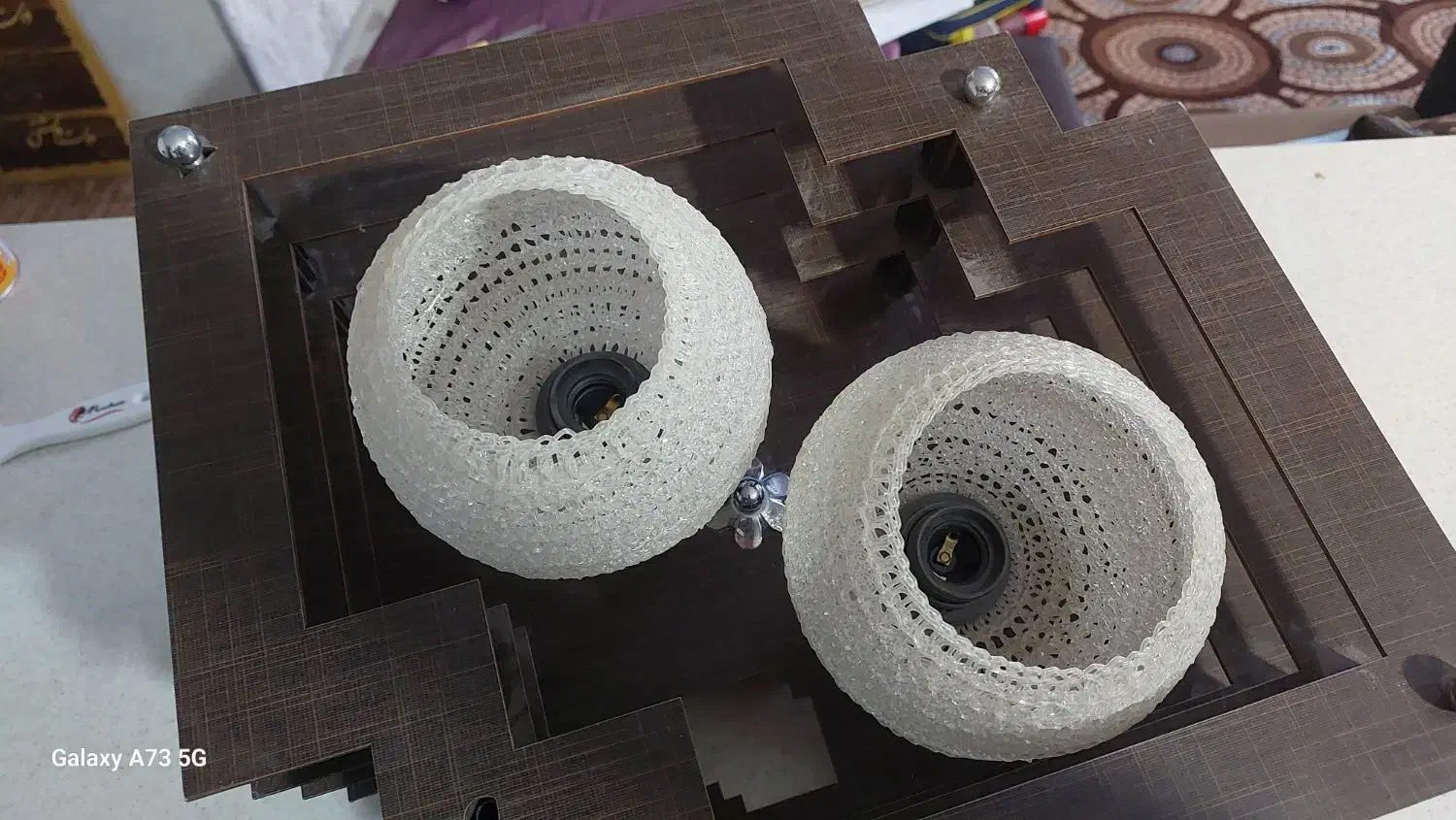 لوستر|لوستر و چراغ آویز|شیراز, باغشهر اهل بیت|دیوار