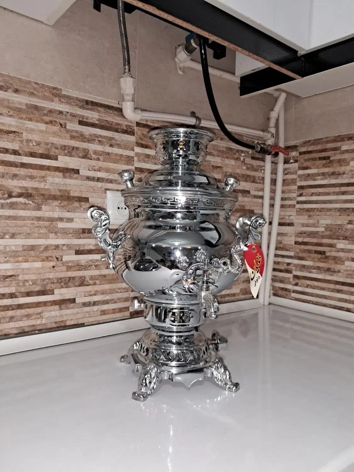 سماور استیل طغیان|سماور، چای‌ساز، قهوه‌ساز|نیشابور, محله میدان باغات|دیوار