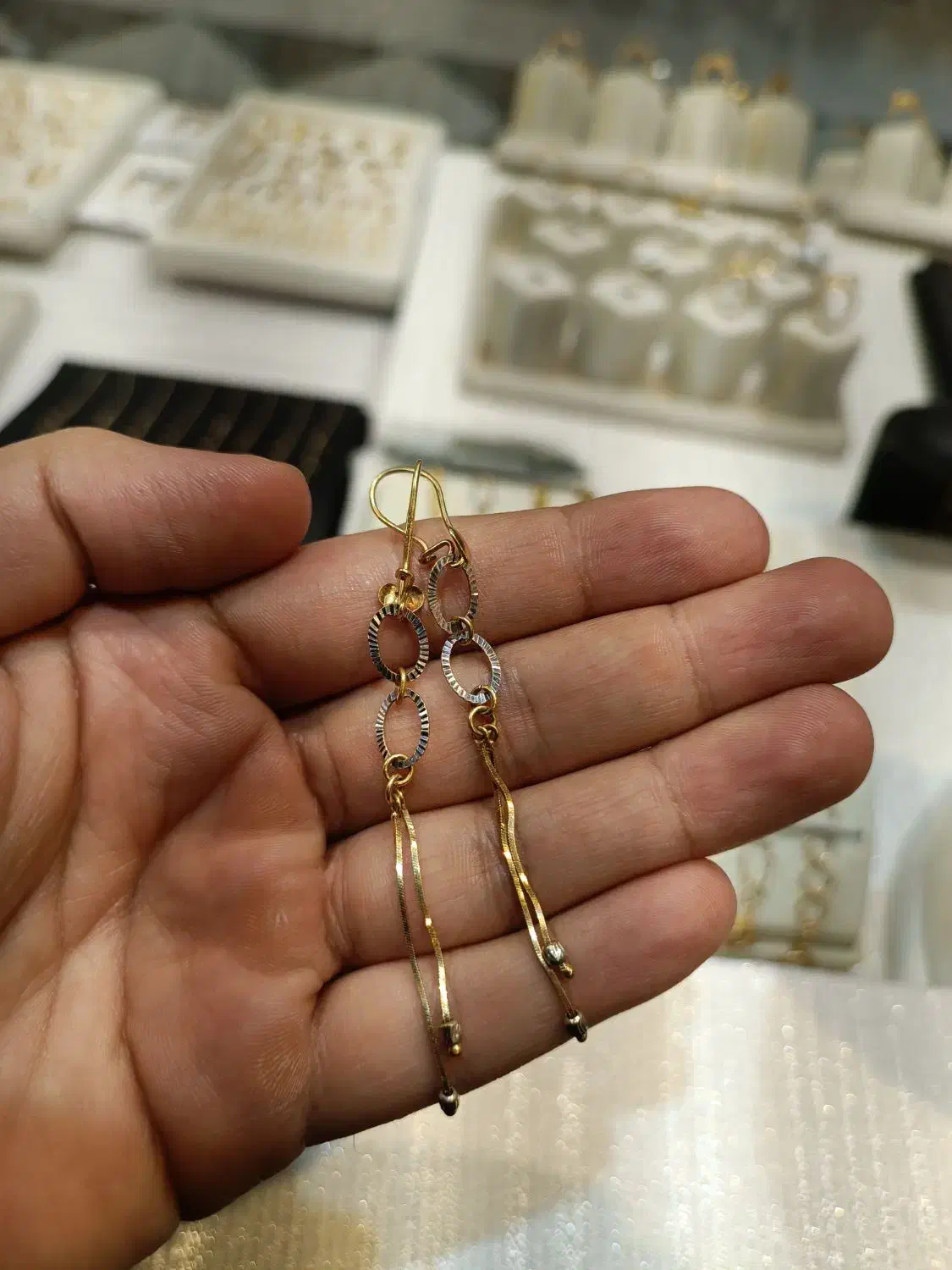 گوشواره طلا (بدون اجرت)|جواهرات|کرمانشاه, |دیوار