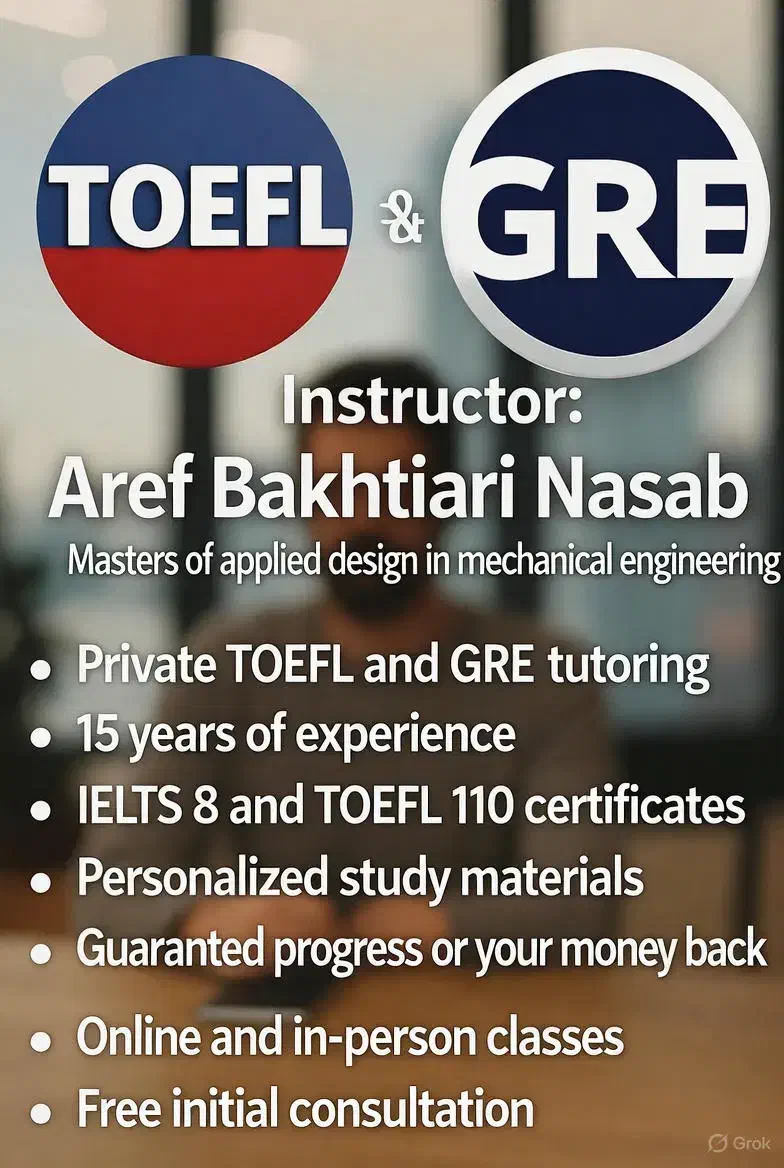 تدریس خصوصی IELTS و زبان انگلیسی تضمینی نمره 7+|خدمات آموزشی|کرمانشاه, |دیوار