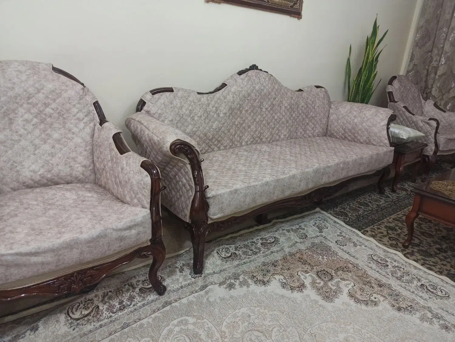 پیراهن مبل پارچه ای مطلسه|مبلمان خانگی و میز عسلی|تهران, یافتآباد|دیوار