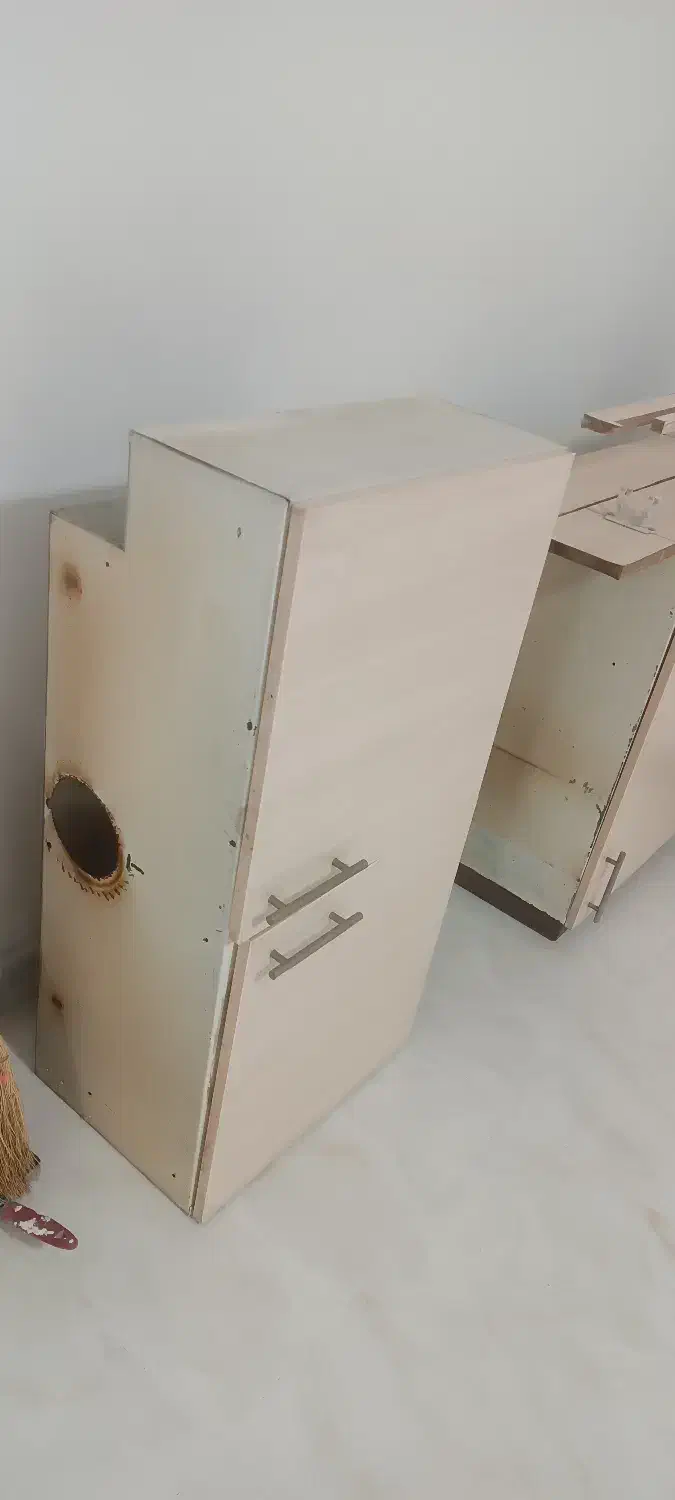 کابینت فلزی با درب ام دی اف|مصالح و تجهیزات ساختمان|بومهن, |دیوار