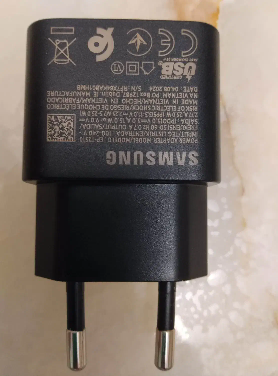 شارژر اصل 25 وات سامسونگ|لوازم جانبی موبایل و تبلت|تبریز, |دیوار