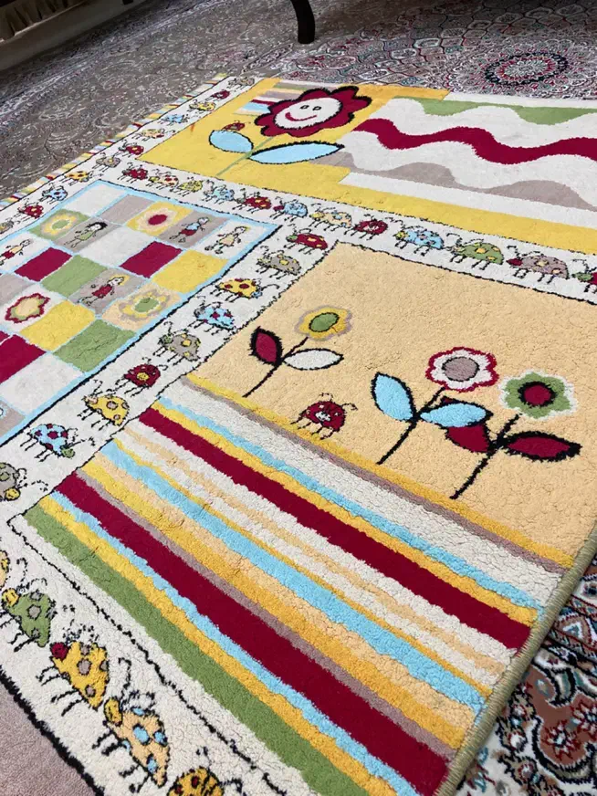 فرش اتاق بزرگ|فرش|گنبد کاووس, |دیوار