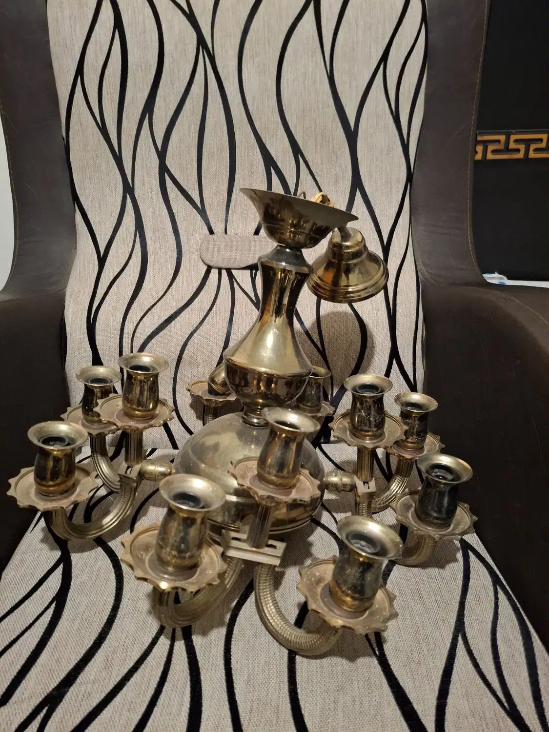 لوستر 4 عدد|لوستر و چراغ آویز|همدان, |دیوار