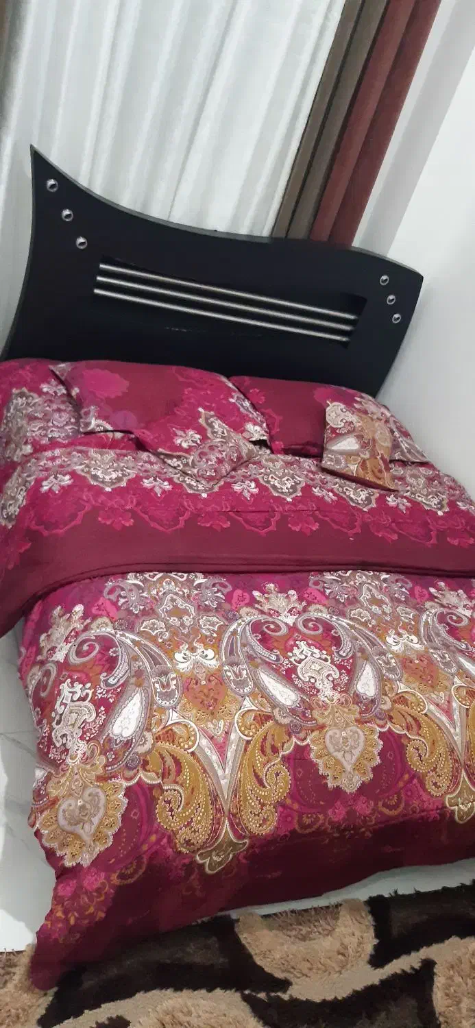 سرویس خواب دونفره با چوب mdfهستش|تخت و سرویس خواب|رامسر, |دیوار