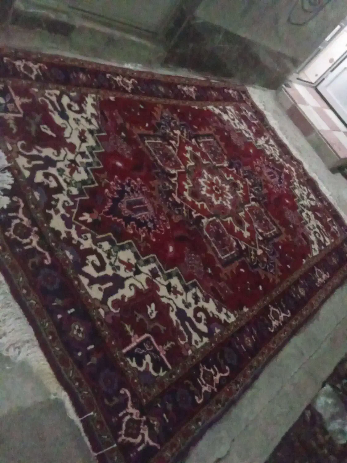 فرش ۶ متری نو وتازه از دار افتاده دستباف|فرش|خسروشاه, |دیوار