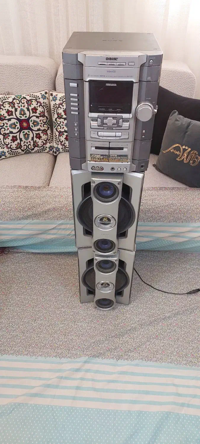 ضبط سونی 5000 وات و الجی ۱۱۰۰۰|سیستم صوتی خانگی|مشهد, ایثارگران|دیوار