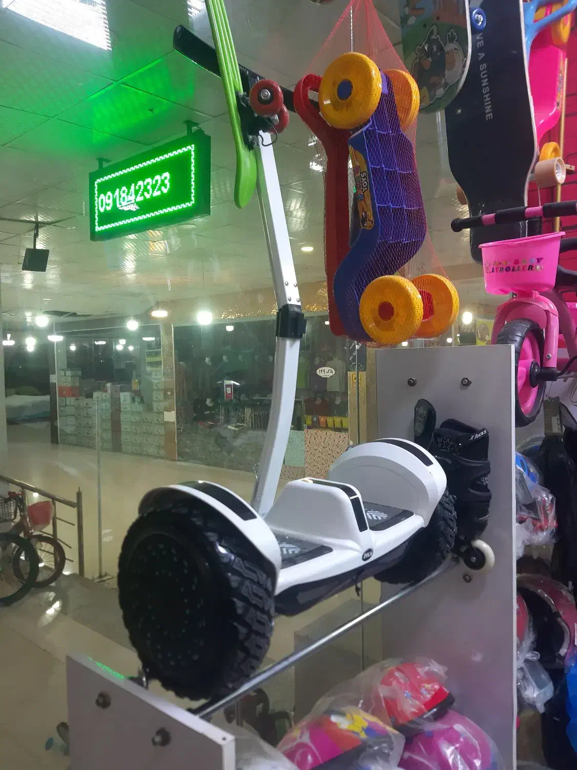 اسکوتر دسته دار اسکیت اسکوتر ماشین شارژی|دوچرخه، اسکیت، اسکوتر|ایلام, |دیوار