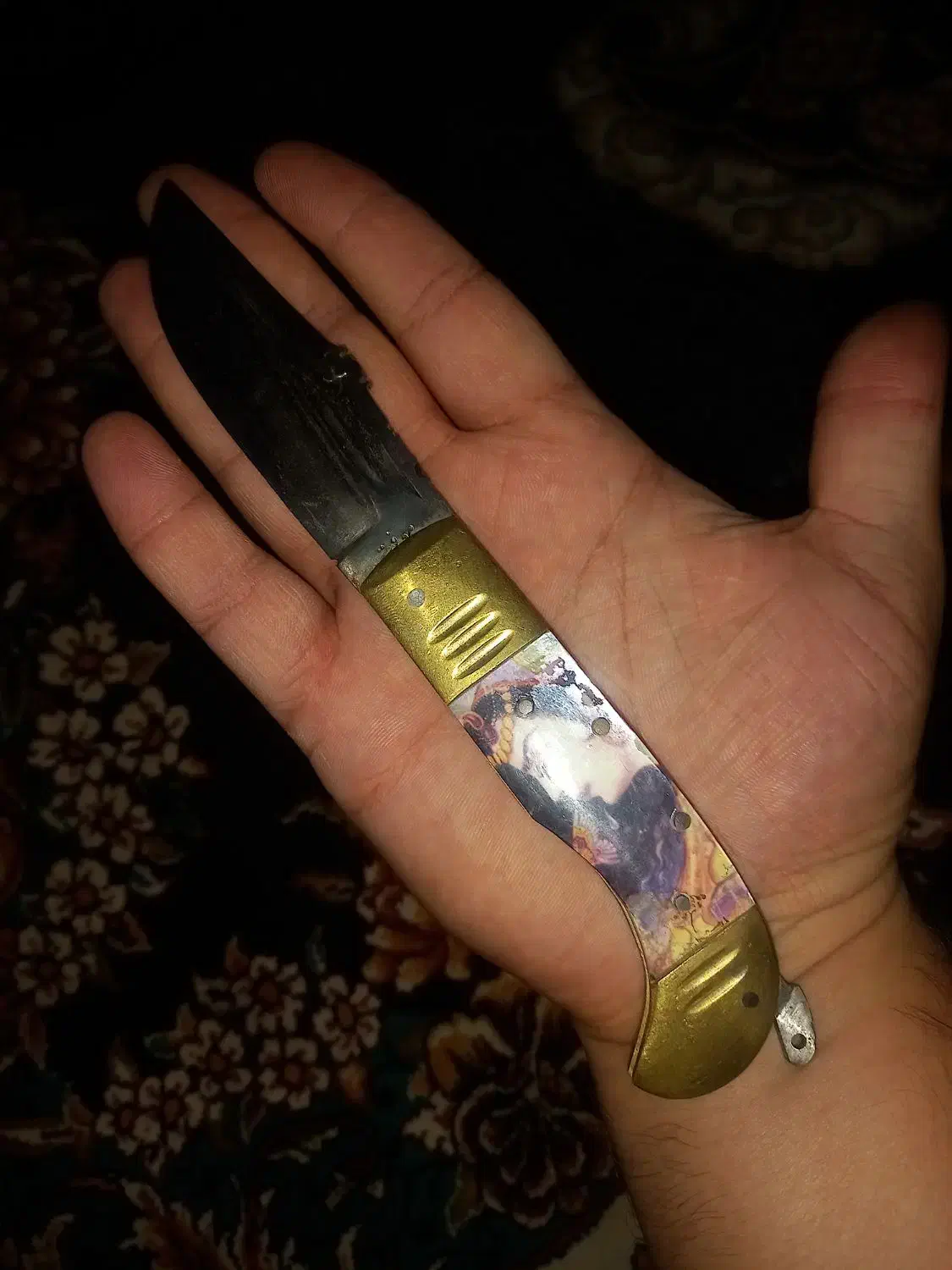 چاقو دندهای زنجان|کلکسیون اشیاء عتیقه|اردکان, |دیوار