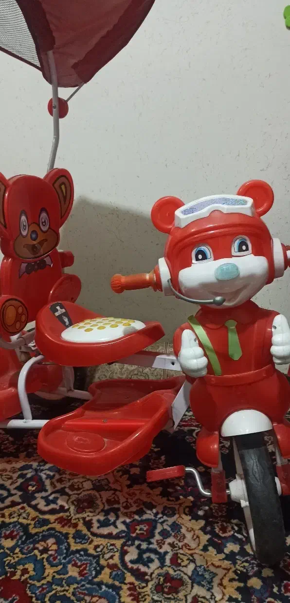 سه چرخه سایبان دار|دوچرخه، اسکیت، اسکوتر|دورود, |دیوار