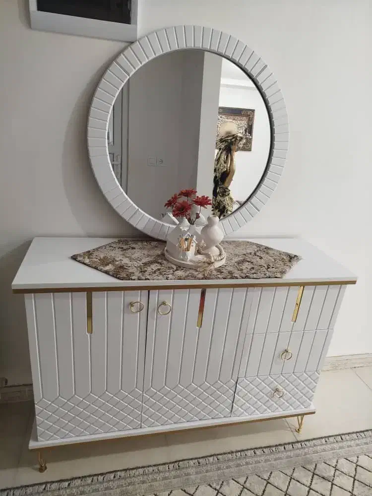 اینه کنسول و میز تلویزیون|بوفه، ویترین، کنسول|سقز, |دیوار