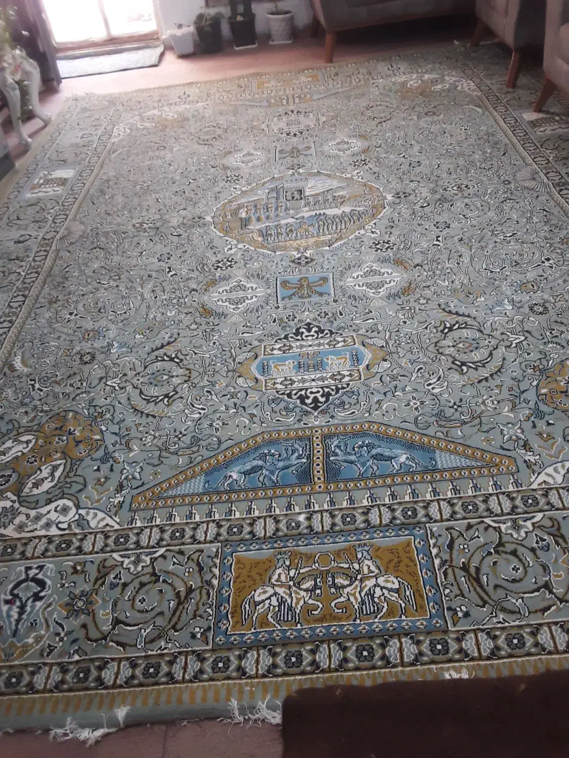 فرش ۱۲متری سالم|فرش|آمل, |دیوار