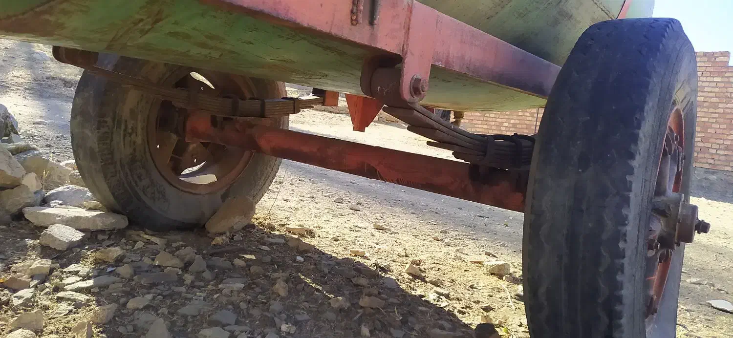 تانکر آب و گازوییل چرخدار ۱۱ بشکه ای|مصالح و تجهیزات ساختمان|شادیان, |دیوار