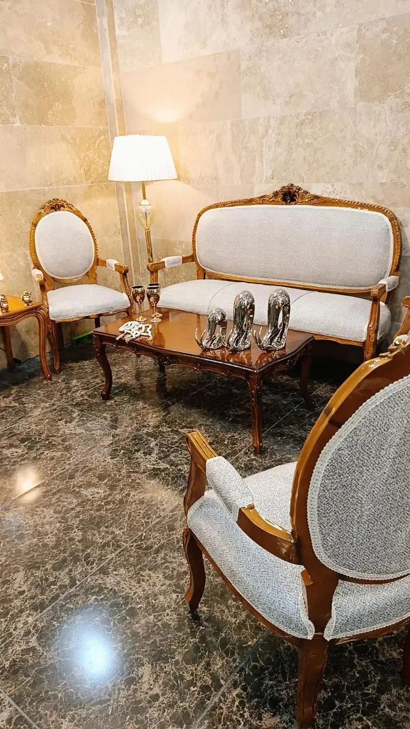 مبلمان هفت نفره تمام چوب|مبلمان خانگی و میز عسلی|تهران, جوادیه تهرانپارس|دیوار