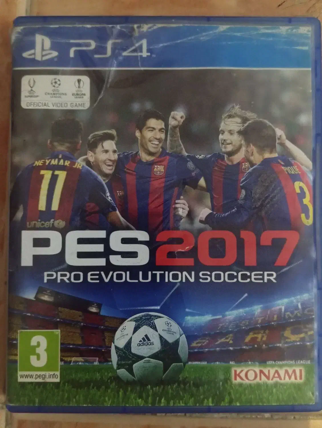 دیسک بازی pes2017|کنسول، بازی ویدئویی و آنلاین|تهران, حکیمیه|دیوار