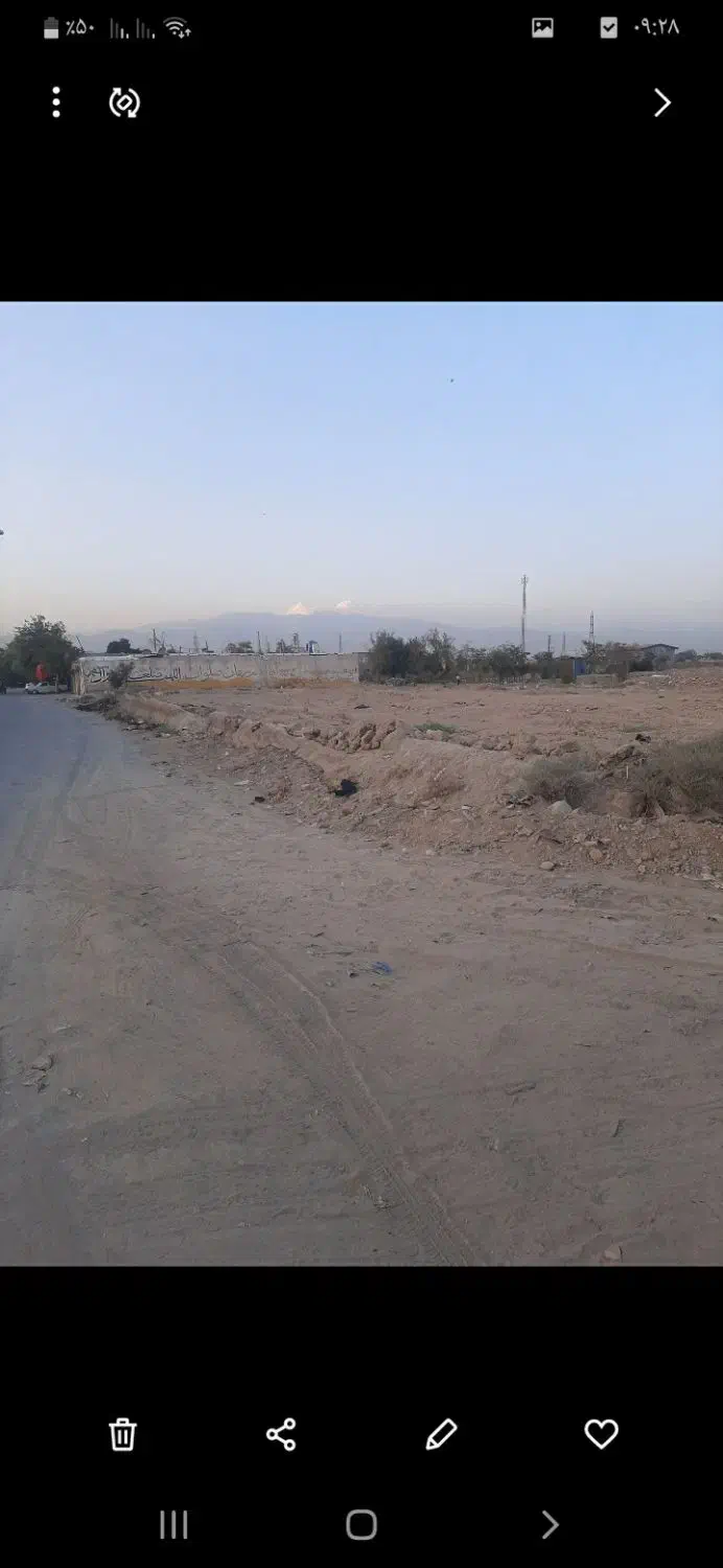 زمین فروشی ۱۵۳۶ مترمربع سند شش دانگ بحر ۸۷ مترمربع|فروش زمین و ملک کلنگی|چهاردانگه (تهران), |دیوار