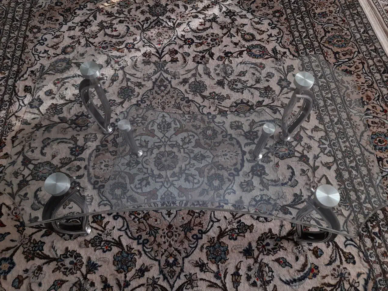 میز شیشه ای جلو مبلی|مبلمان خانگی و میز عسلی|تهران, امجدیه (خاقانی)|دیوار