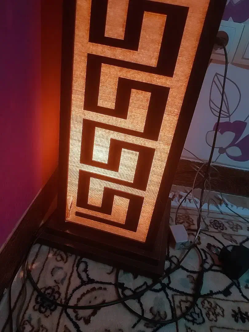 آباژور چوبی|چراغ خواب و آباژور|همدان, |دیوار