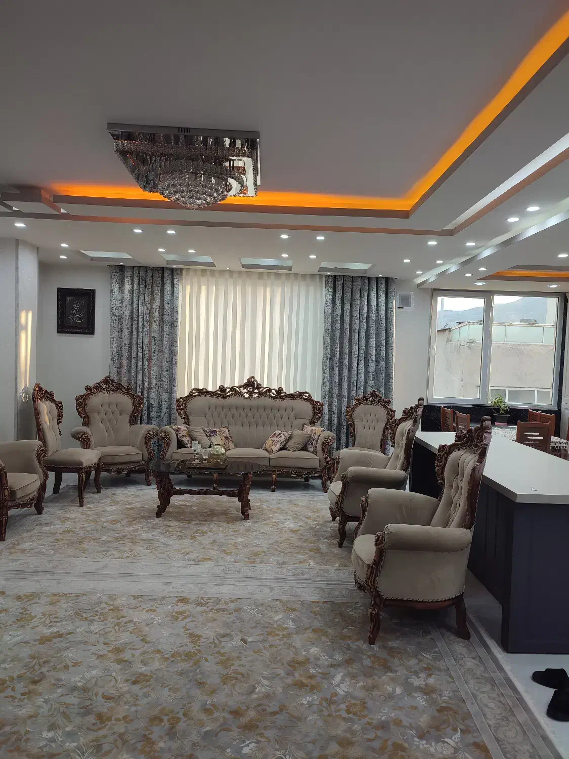 مبل سلطنتی|مبلمان خانگی و میز عسلی|شیراز, شهرک والفجر|دیوار