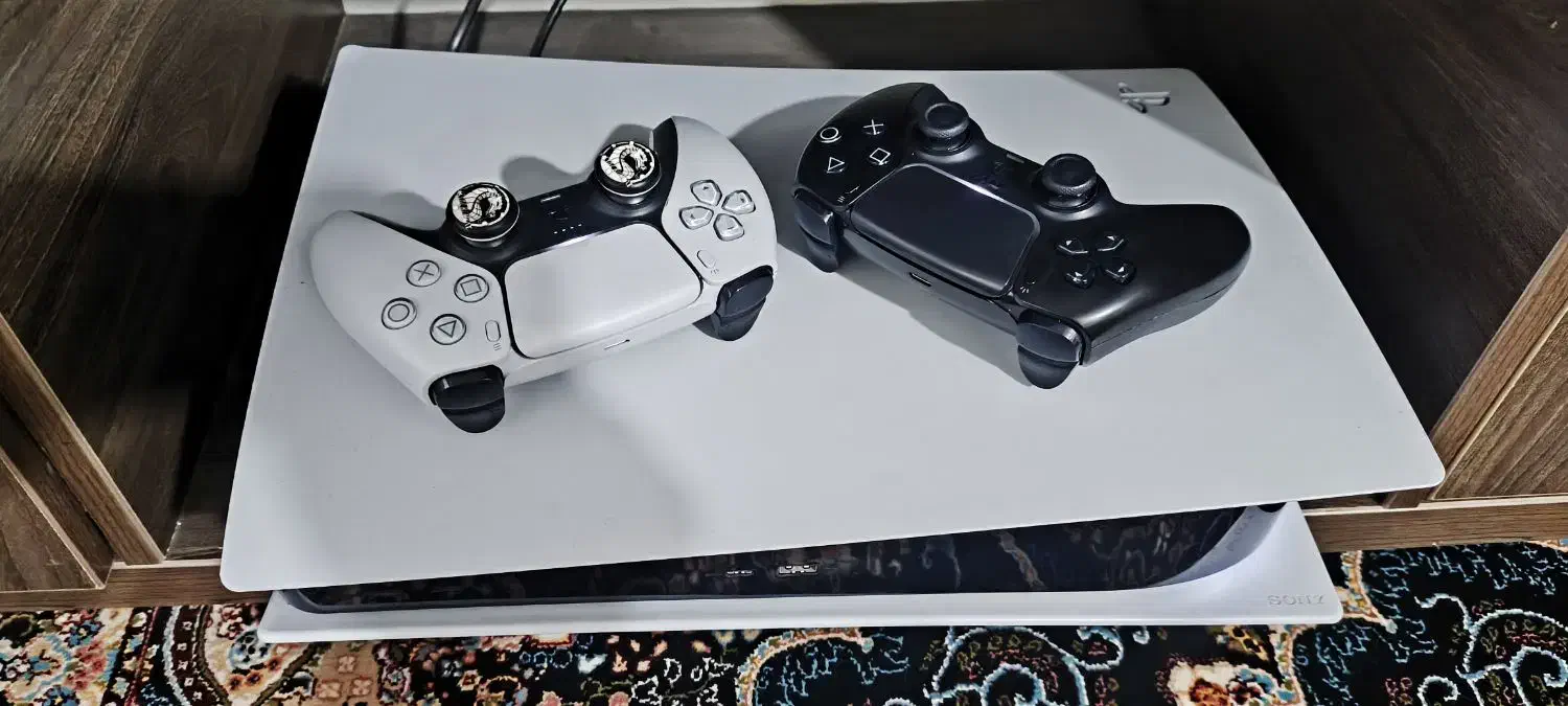 ps5 پلی استیشن ۵ ps 5 دو دسته فول بازی دیسک خور|کنسول، بازی ویدئویی و آنلاین|همدان, |دیوار