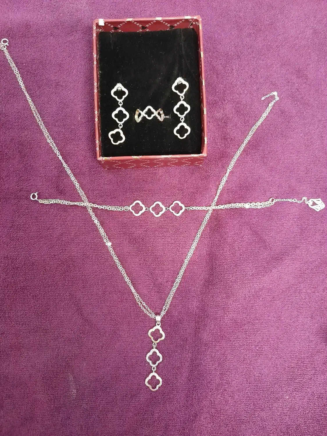 سرویس نقره ایتالیایی زنجیر پلاک|جواهرات|ری, هاشم‌آباد|دیوار