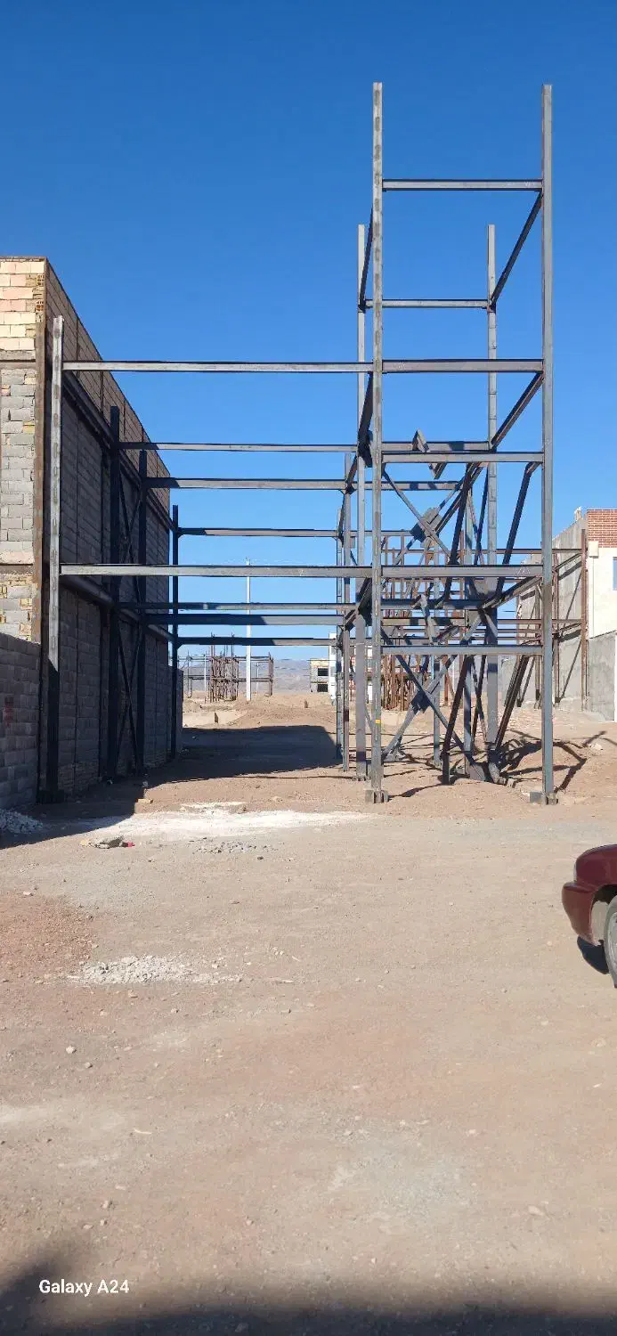 زمین اسکلت زده شده در شهرک|فروش خانه و ویلا|سبزوار, توحیدشهر|دیوار