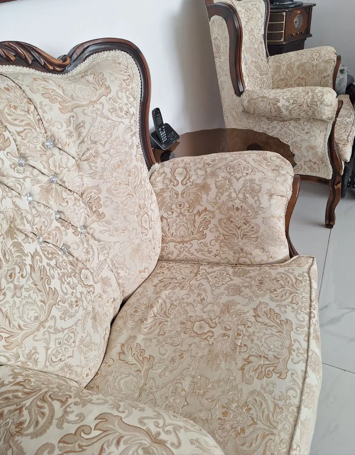 مبلمان ۹ نفره|مبلمان خانگی و میز عسلی|لاهیجان, پردسر|دیوار