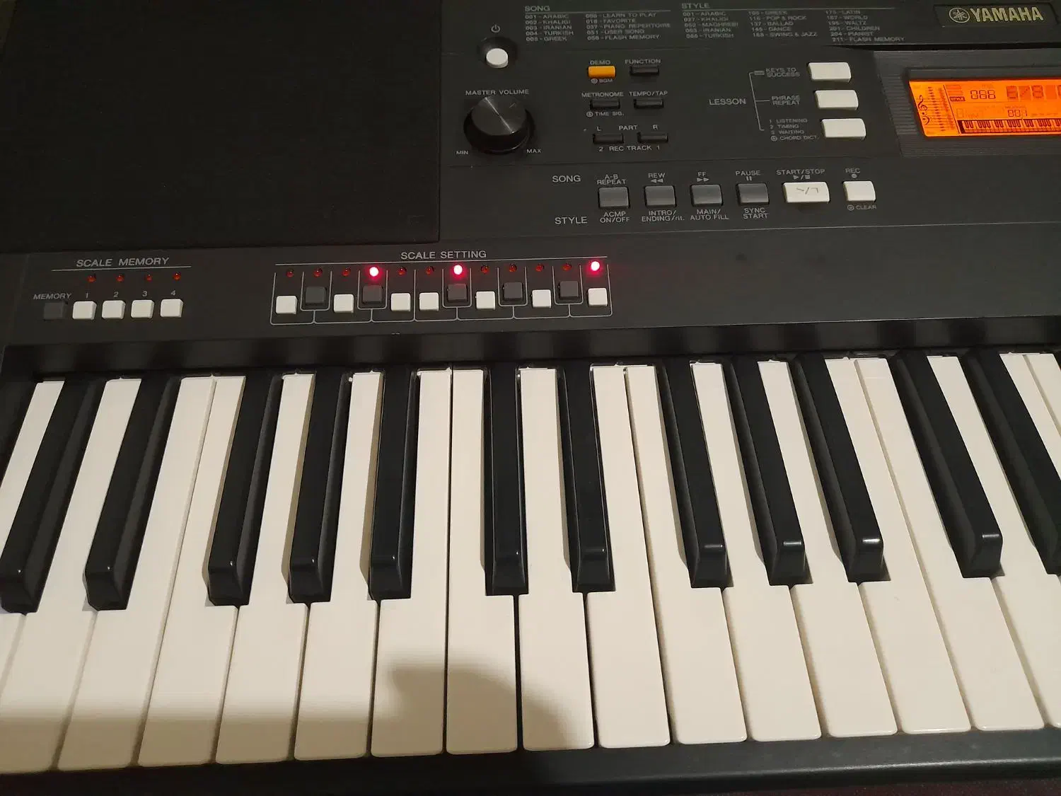 ارگ(کیبورد)،پیانو یاماها a350 اورینتال|پیانو، کیبورد، آکاردئون|اصفهان, شهرک میلاد|دیوار