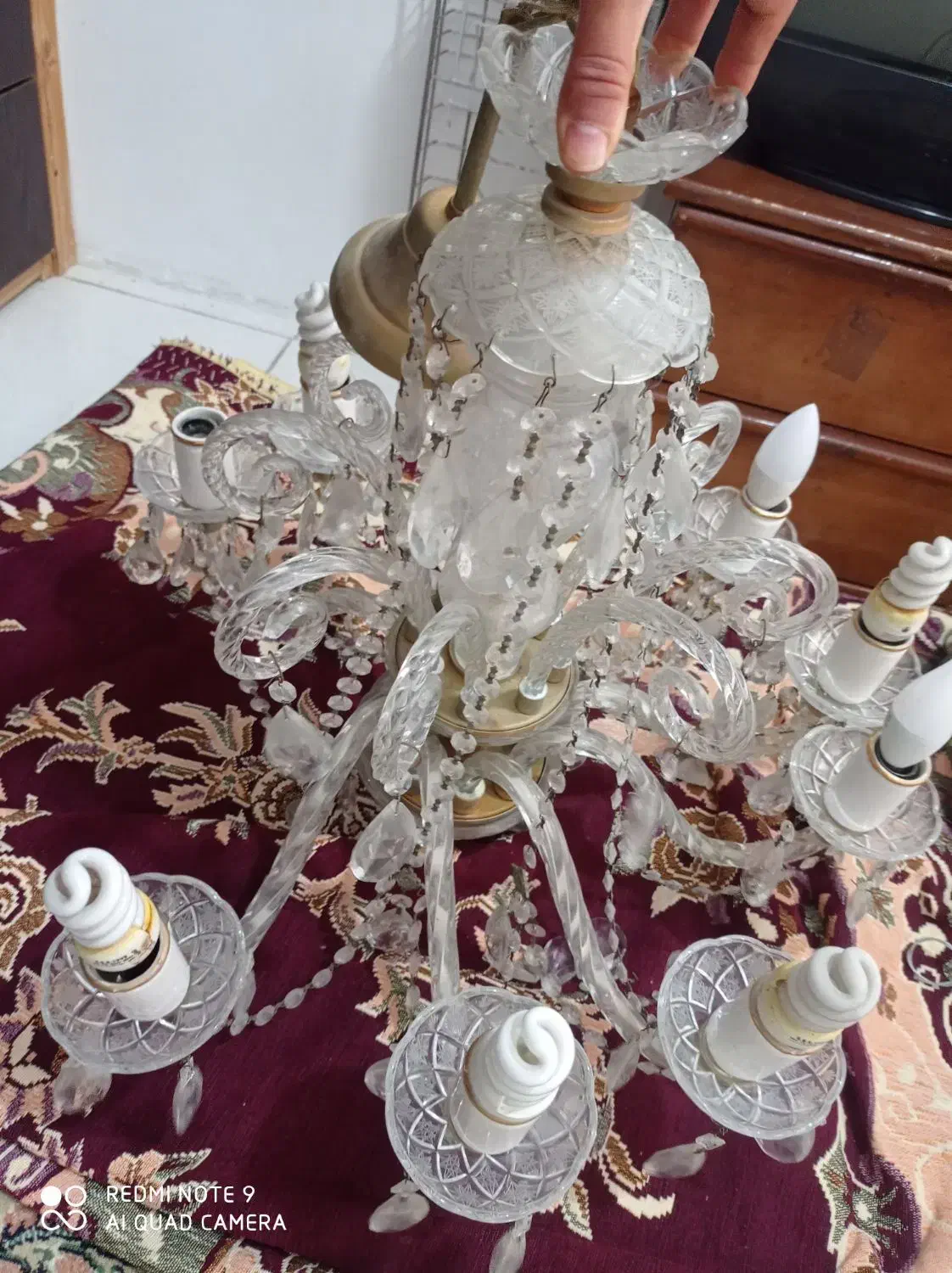 لوستر تمیز به فروش میرسد فروش فوری|لوستر و چراغ آویز|گرگان, |دیوار