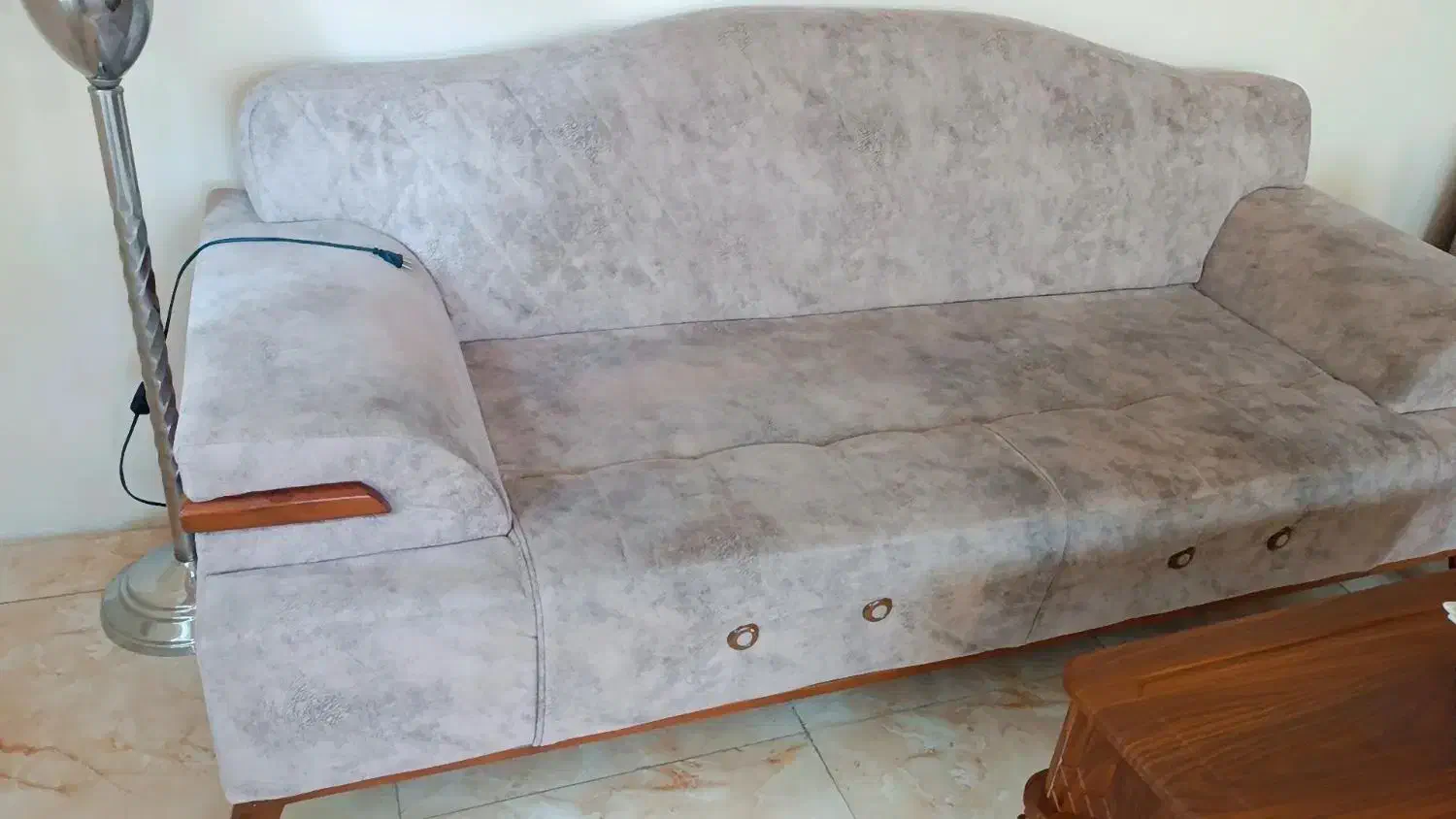 مبل هفت نفره  با بهترین جنس چوب جنس پارچه از نانو|مبلمان خانگی و میز عسلی|قائم‌شهر, |دیوار