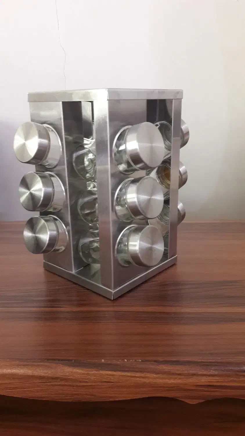 جاادویه استیل چرخشی|آب‌چکان و نظم‌دهنده ظروف|کرمانشاه, |دیوار