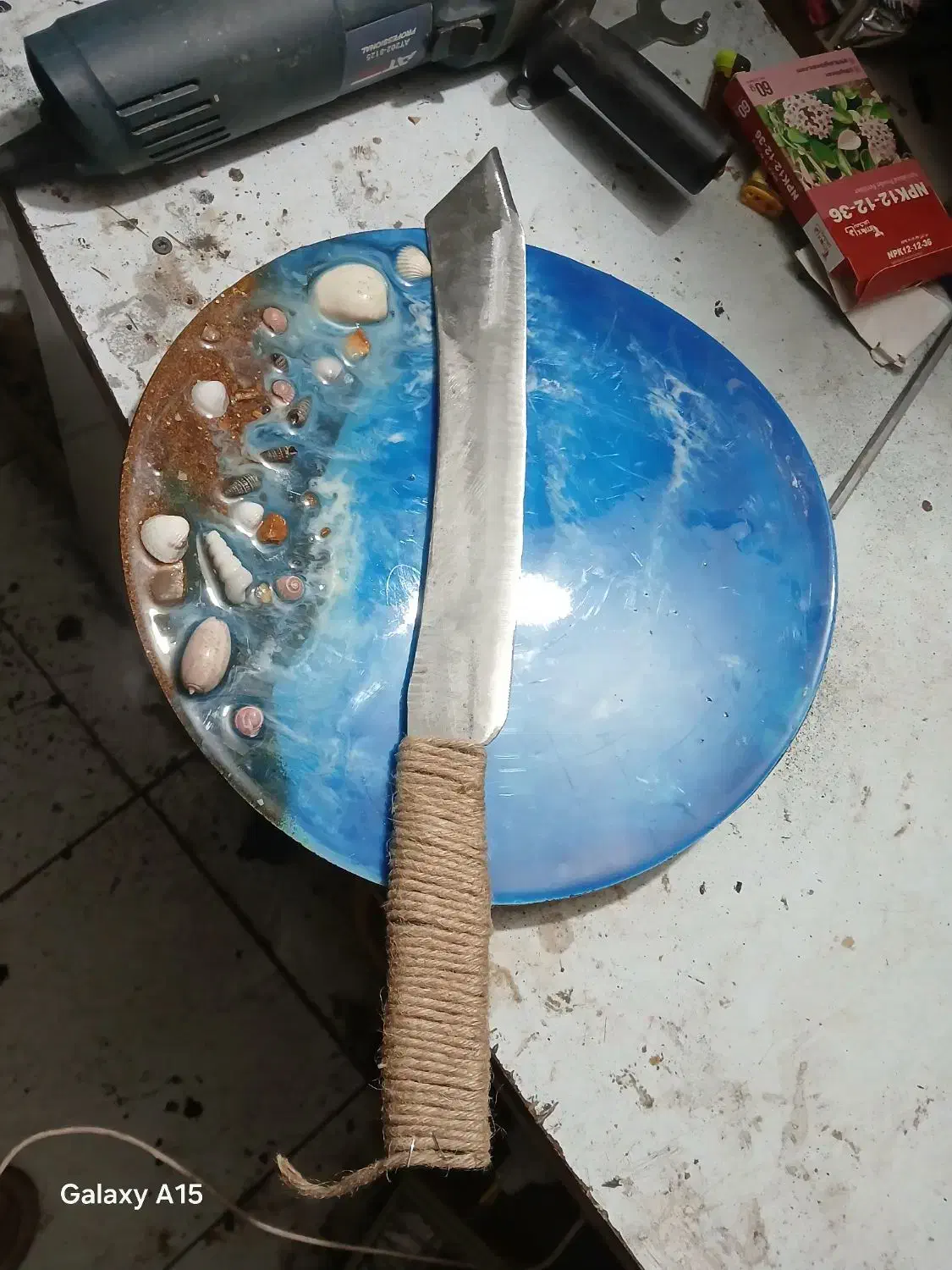 چاقو دست ساز|ظروف پخت‌وپز|کرمان, |دیوار