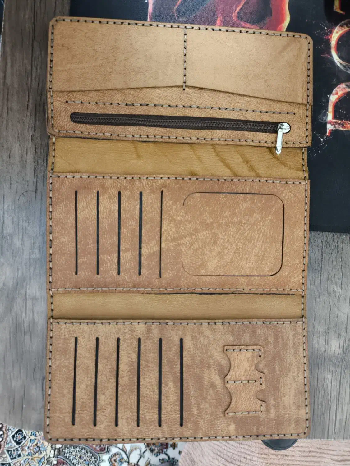 کیف پول چرم طبیعی اصل|کیف، کفش، کمربند|قم, نوقطار|دیوار